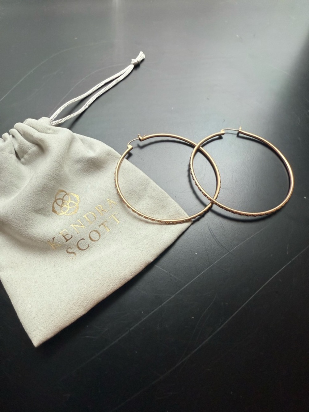 Kendra Scott Polished Gold Hoop Earrings